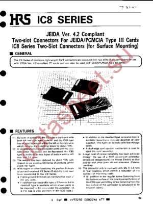 IC8A-136PFR-SF-EJ datasheet  